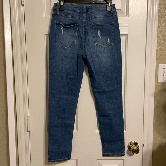 Gianni Bini High Waist Ankle Length Split Hem Jeans - Picture 2 of 6